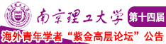 抠逼av影视南京理工大学第十四届海外青年学者紫金论坛诚邀海内外英才！